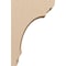 Ekena Millwork 7"W x 14"D x 21"H Classic Hughes Rough Cedar Woodgrain TimberThane Corbel, Primed Tan CORUR07X14X21HUGRCPR - alternate 5
